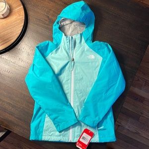 Girls North Face Osolita Ice Green size Large
